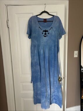 Dagoli Vintage tie-dye maxi dress